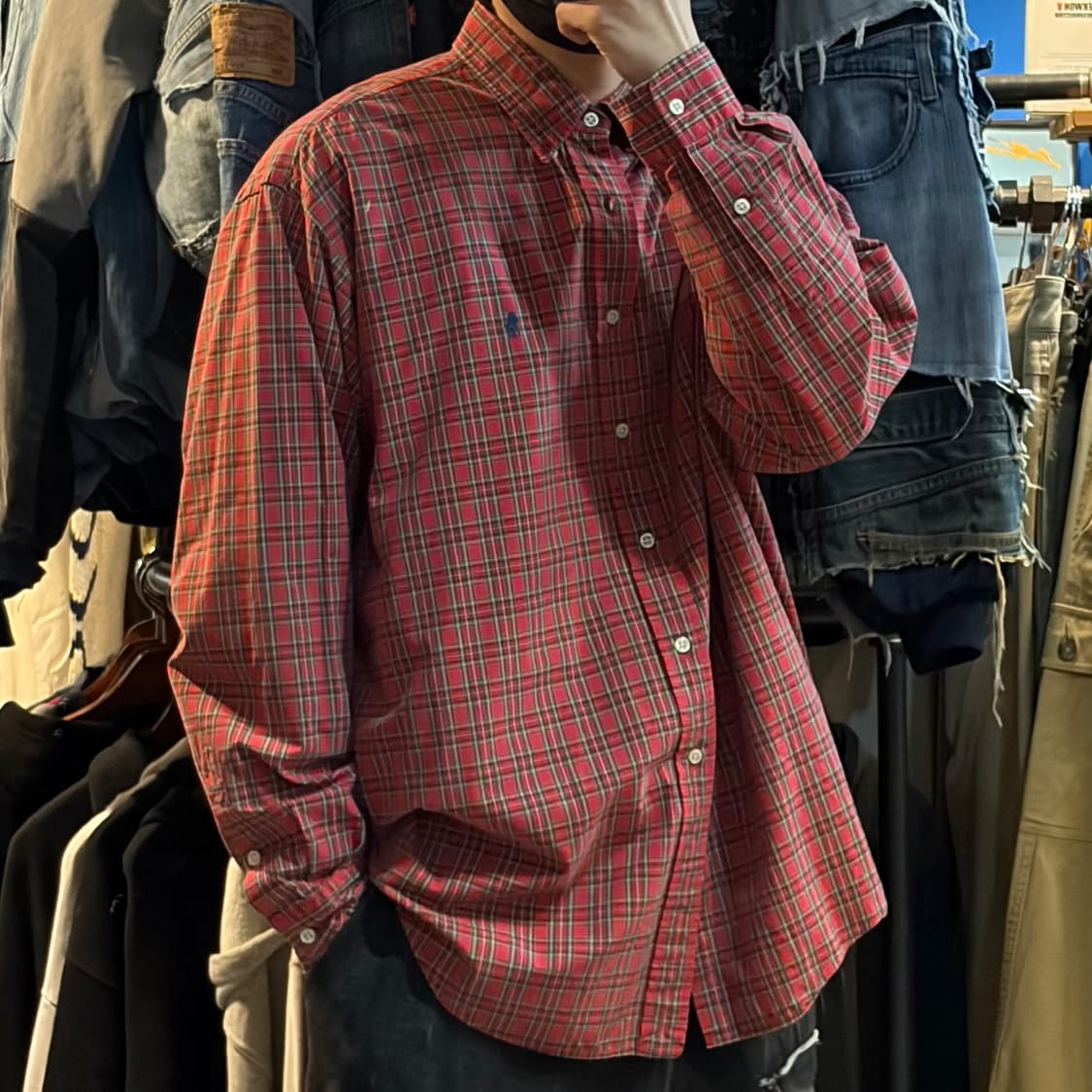 [No.9]Polo 폴로 체크 긴팔셔츠 상품이미지4