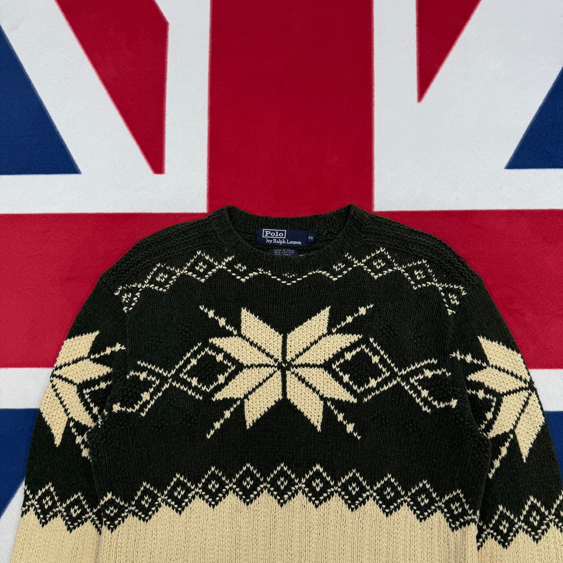 폴로 노르딕패턴 니트 95 상품이미지3