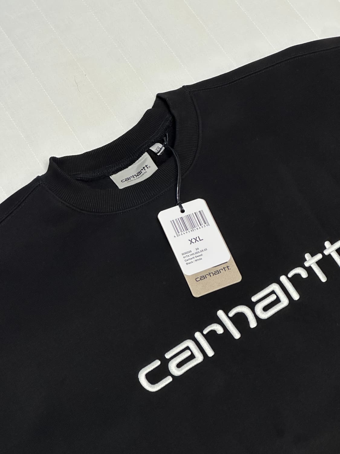 [xxl] 칼하트 wip 맨투맨 스웨트셔츠 블랙 상품이미지1
