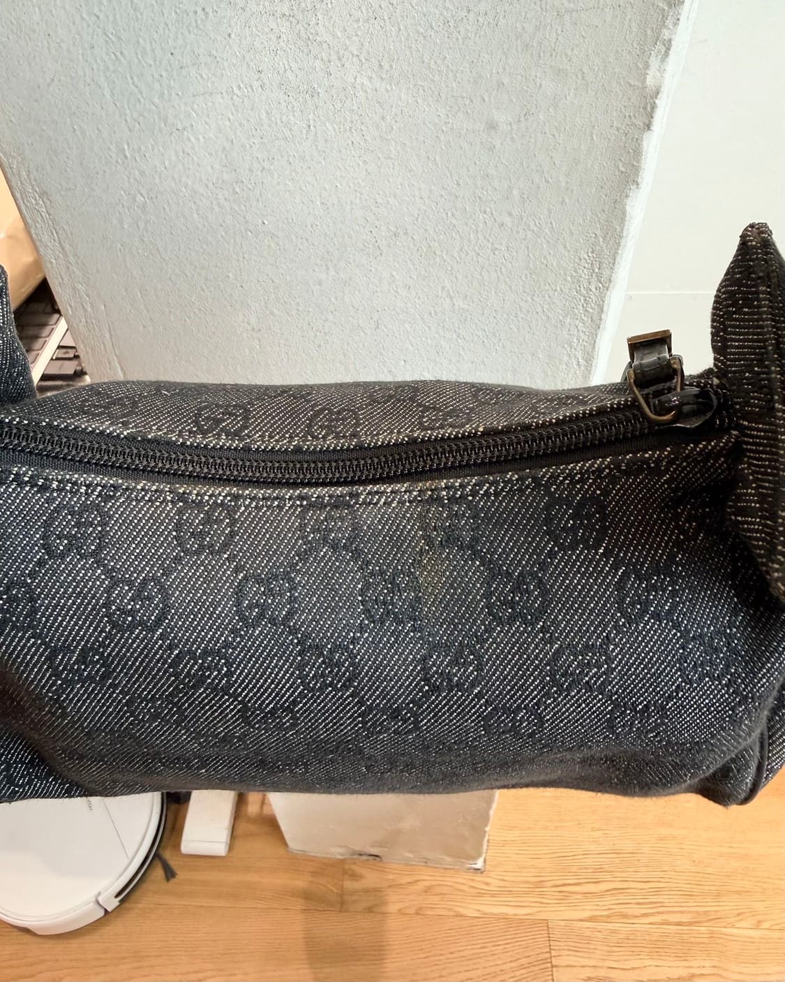 구찌 블랙 캔버스 GG 숄더백  상품이미지7