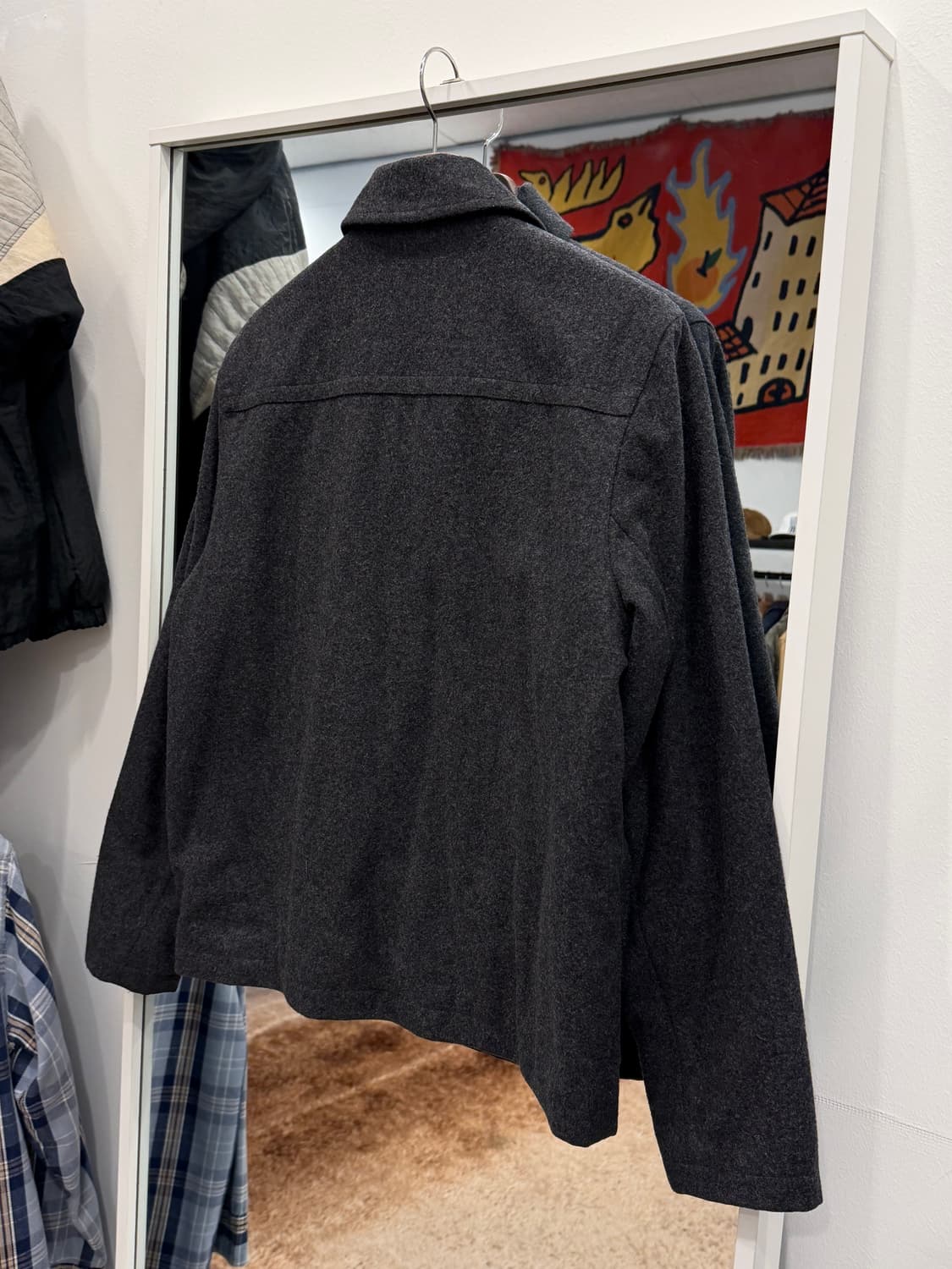 00s Gap 올드갭 울 블루종 자켓 상품이미지7