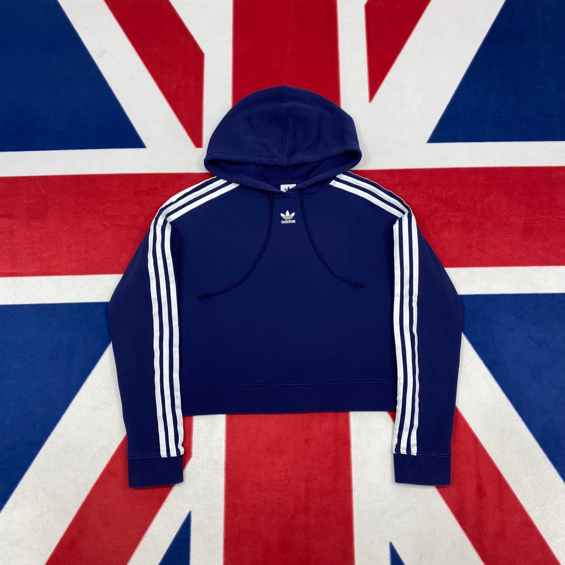 아디다스 크롭 후드티 여성 S  상품이미지1