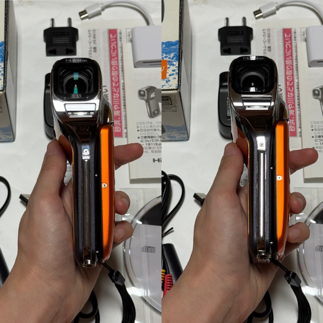 풀박스 미품 파나소닉 HX-WA10 빈티지캠코더 산요 CA100 뉴진스 상품이미지3