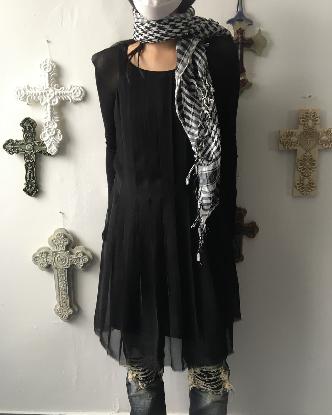  fringe point scarf 상품이미지8