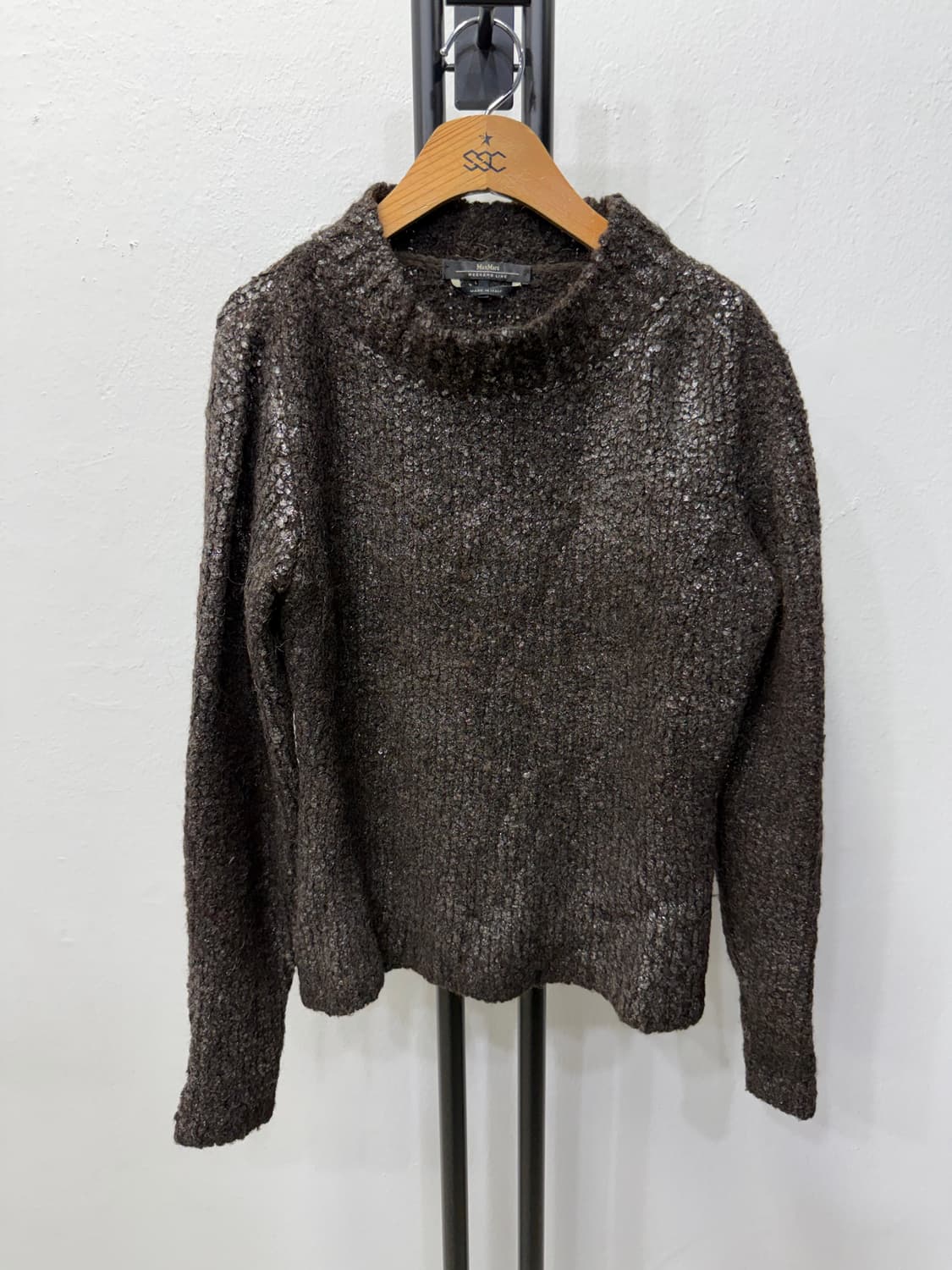 정품) 막스마라 니트 스웨터 브라운 S 상품이미지1