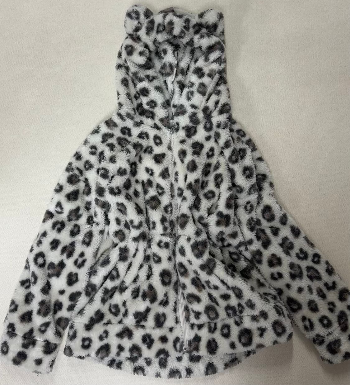 호피 쿠마미미 네코미미 오네갸루 후리스  상품이미지1