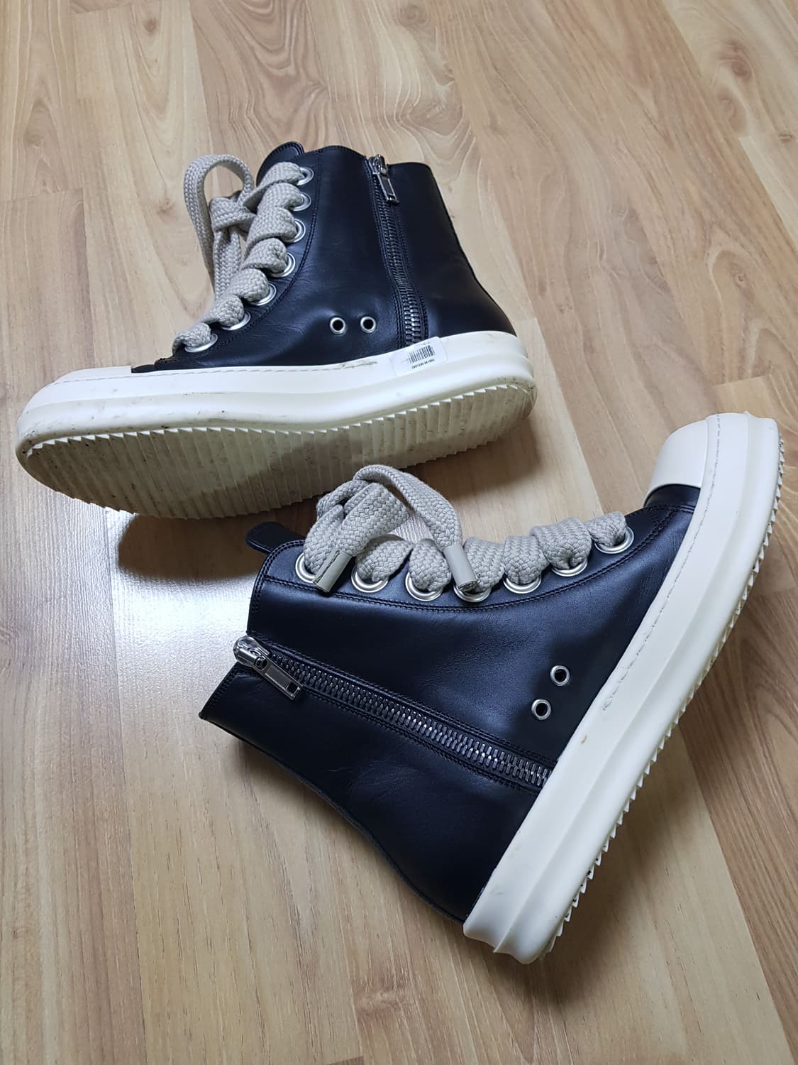 릭오웬스 점보레이스 라몬즈 LPO 하이탑 스니커즈 상품이미지5