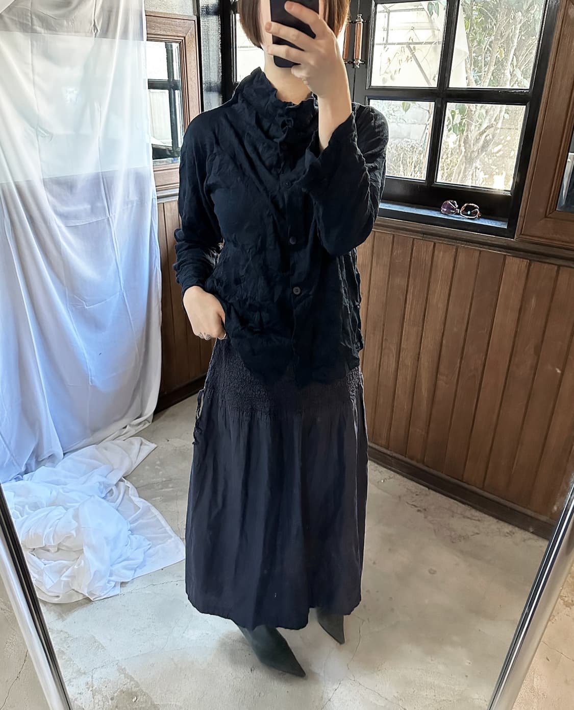 ISSEY MIYAKE ME crinkle pleats blouse 상품이미지2