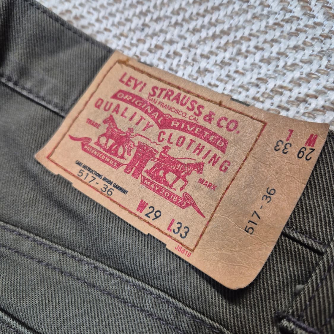 리바이스 517 w29 ( p24 ) 상품이미지3