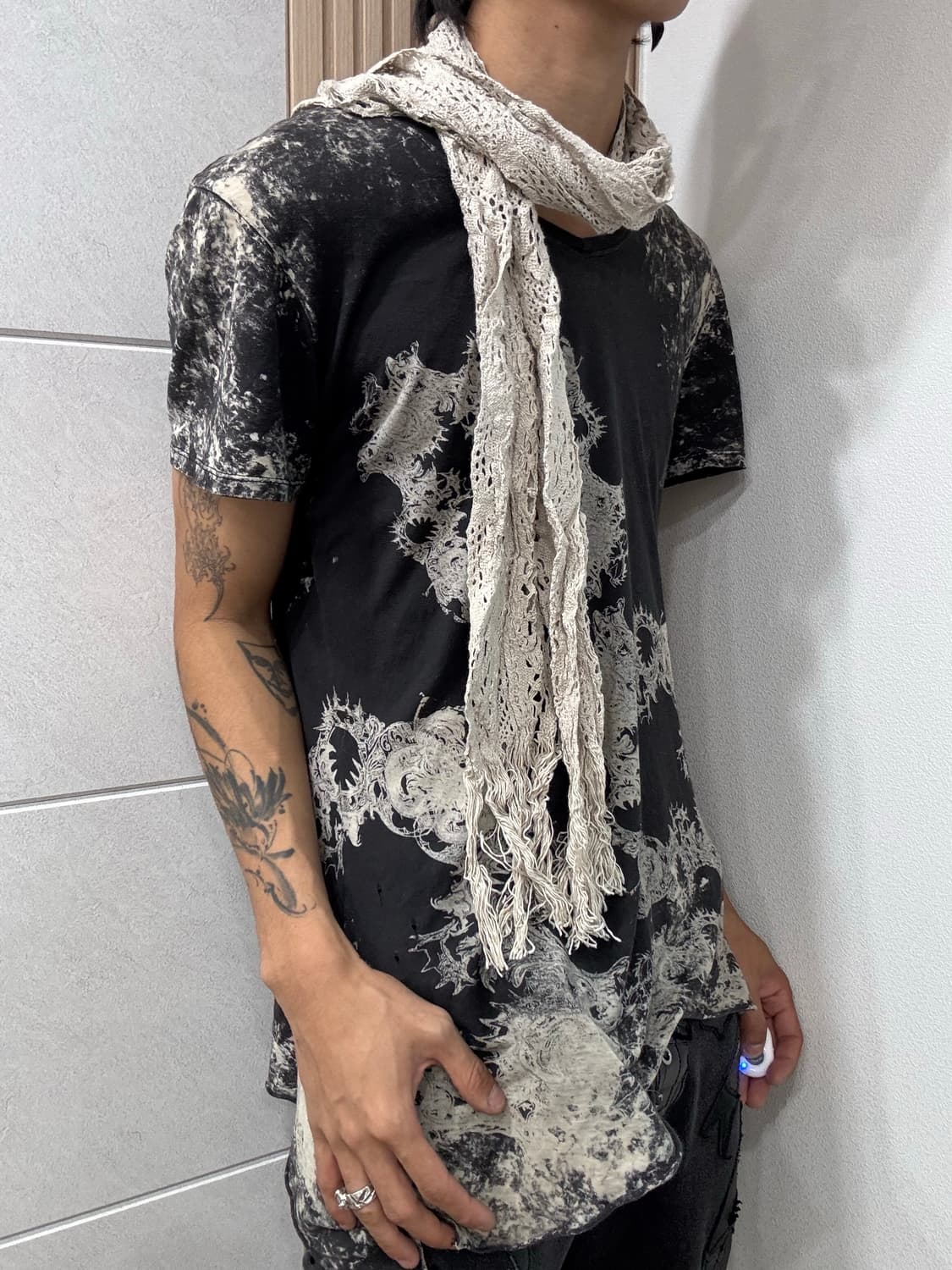 19. Ivory grunge scarf 2.2 상품이미지1