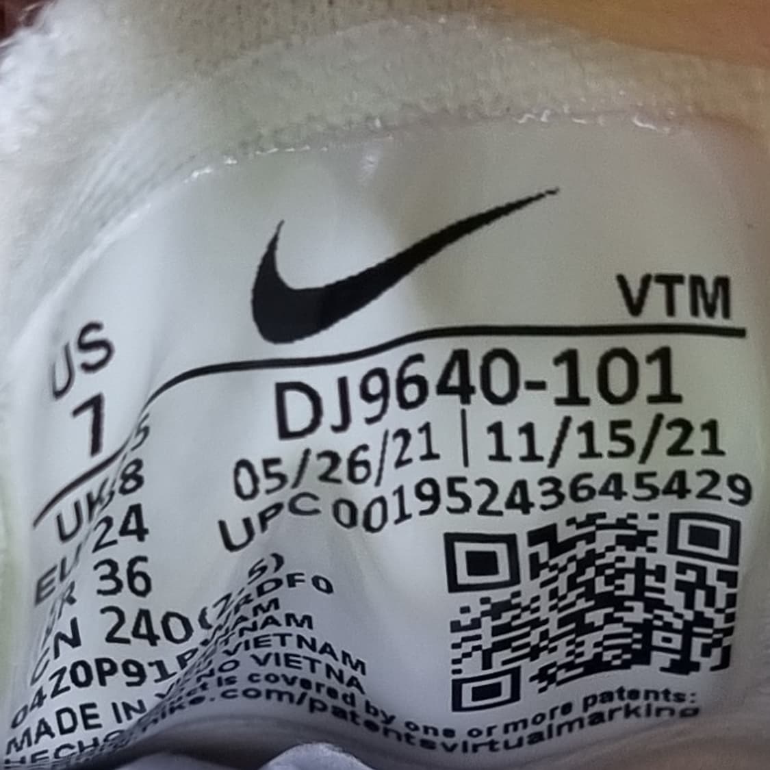 나이키 와플원 크레이터 운동화240 상품이미지6