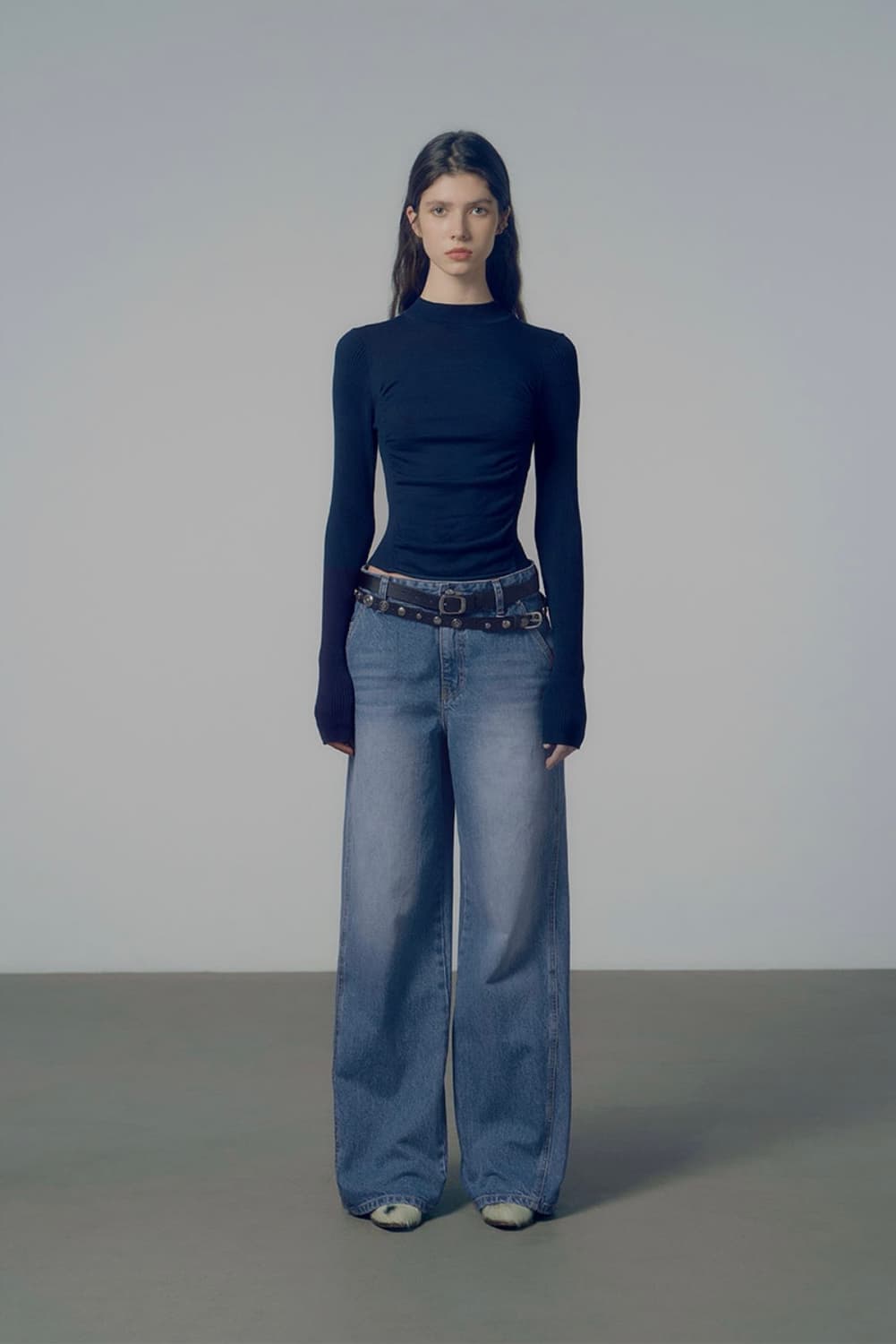 RAIVE 와이드 데님 팬츠 상품이미지1