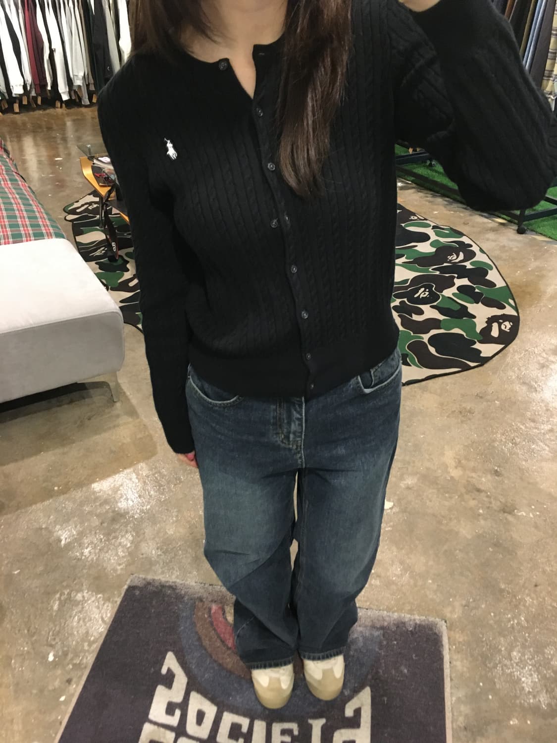 폴로 랄프로렌 꽈배기 니트 가디건 상품이미지2