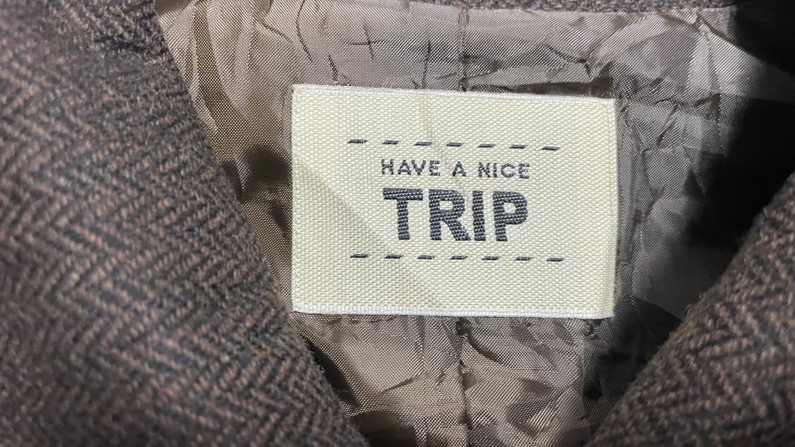 JPN 일본 빈티지 y2k 울 캐시미어 클래식 브라운 헤링본 자켓 M 상품이미지6