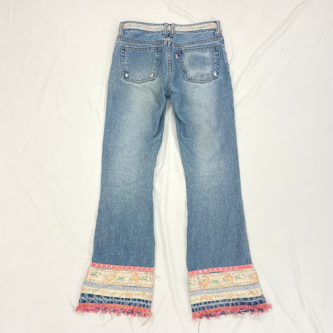 Ethnic tape patch denim 상품이미지1