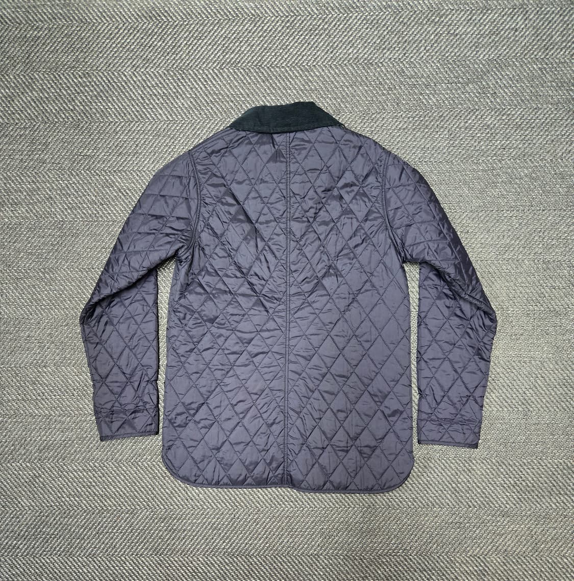 바버 타워 퀼트 자켓 네이비 상품이미지2