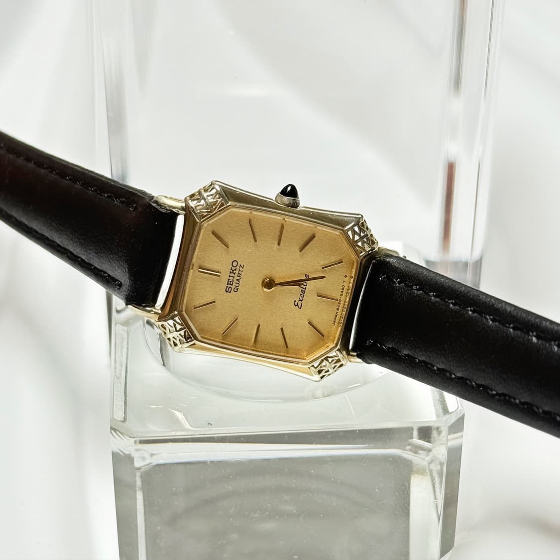80's90's 빈티지 세이코 엑셀린 엔틱 탱크 시계 상품이미지1