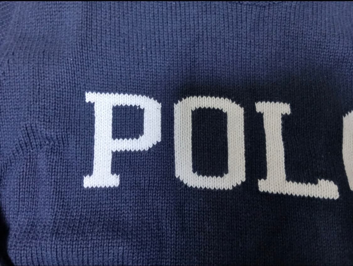 폴로 랄프로렌 로고 니트 스웨터 XXL 상품이미지3