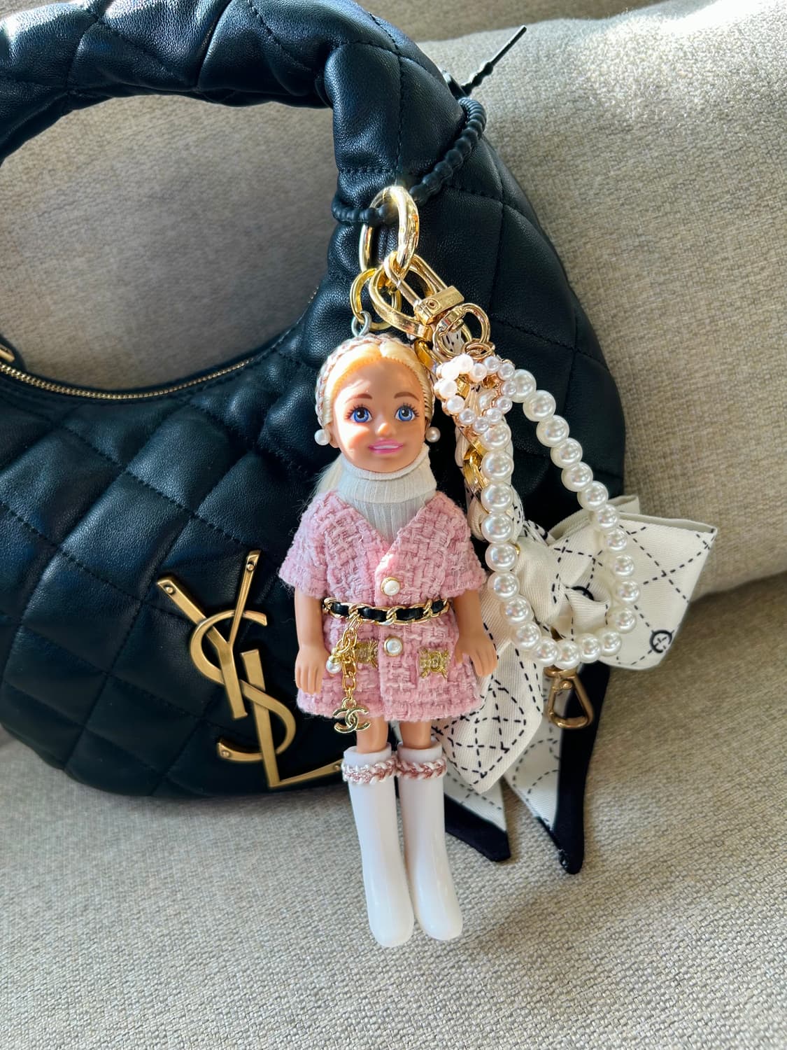 🌸 (봄 시즌 특가) (28)바비키링 정품USA 마텔사 커스텀키링 상품이미지1