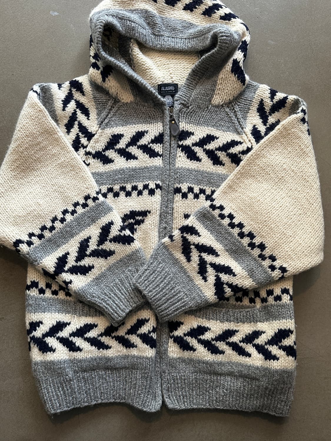 이글 코위찬 니트 후드 집업 상품이미지2