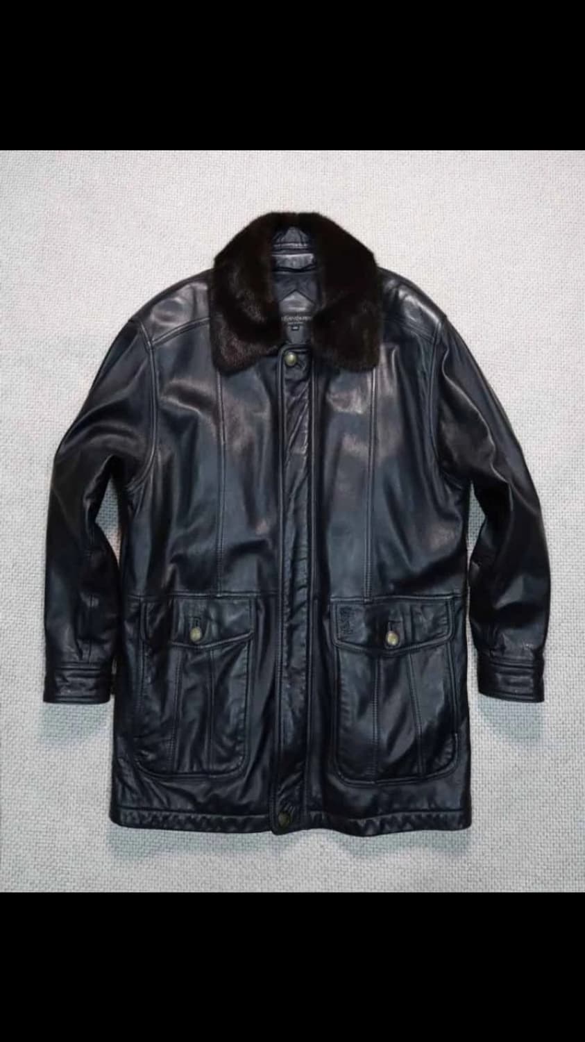 입생로랑 레더파카 상품이미지1