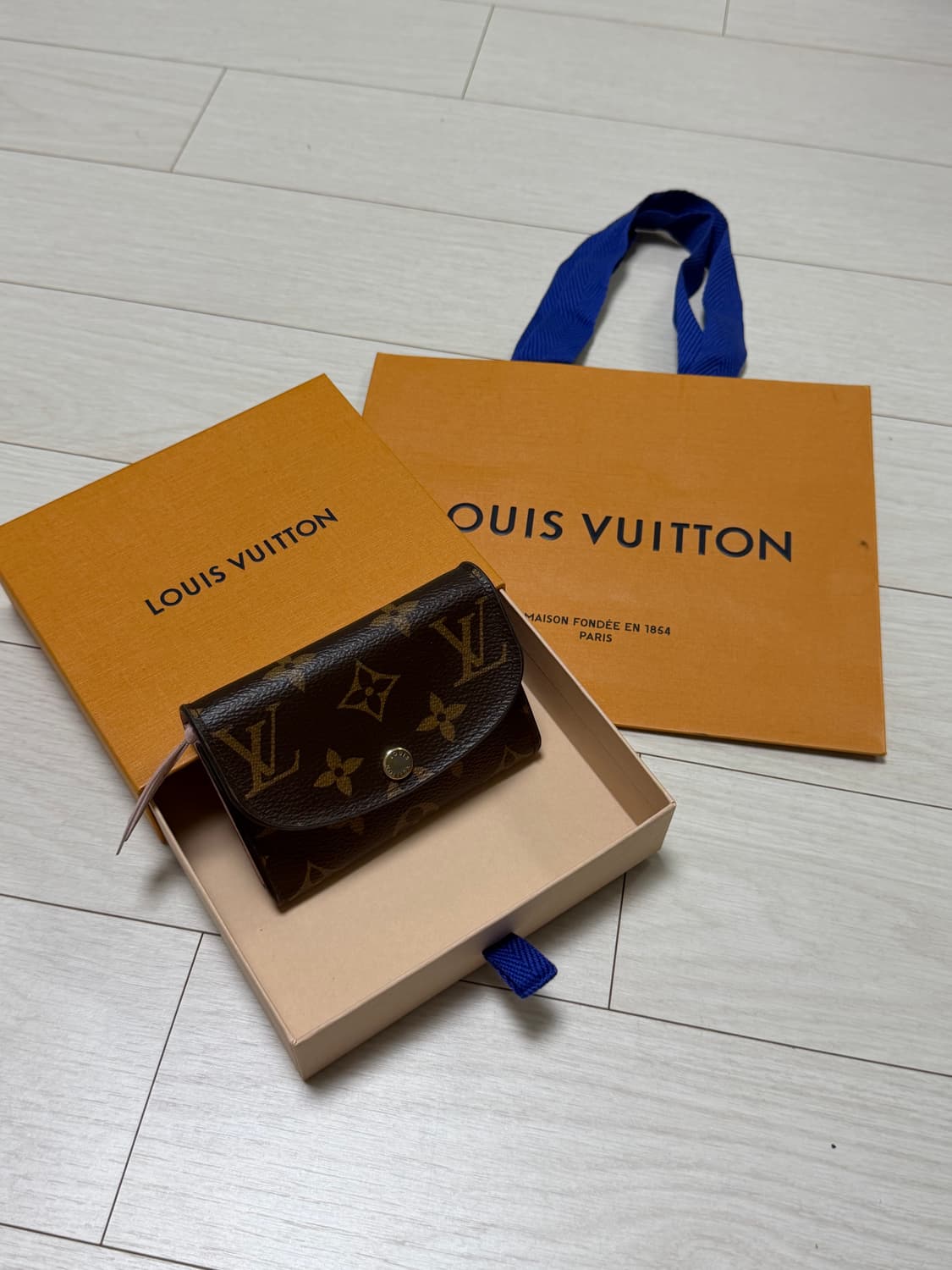 루이비통 로잘리 코인퍼스 카드지갑 핑크 상품이미지1