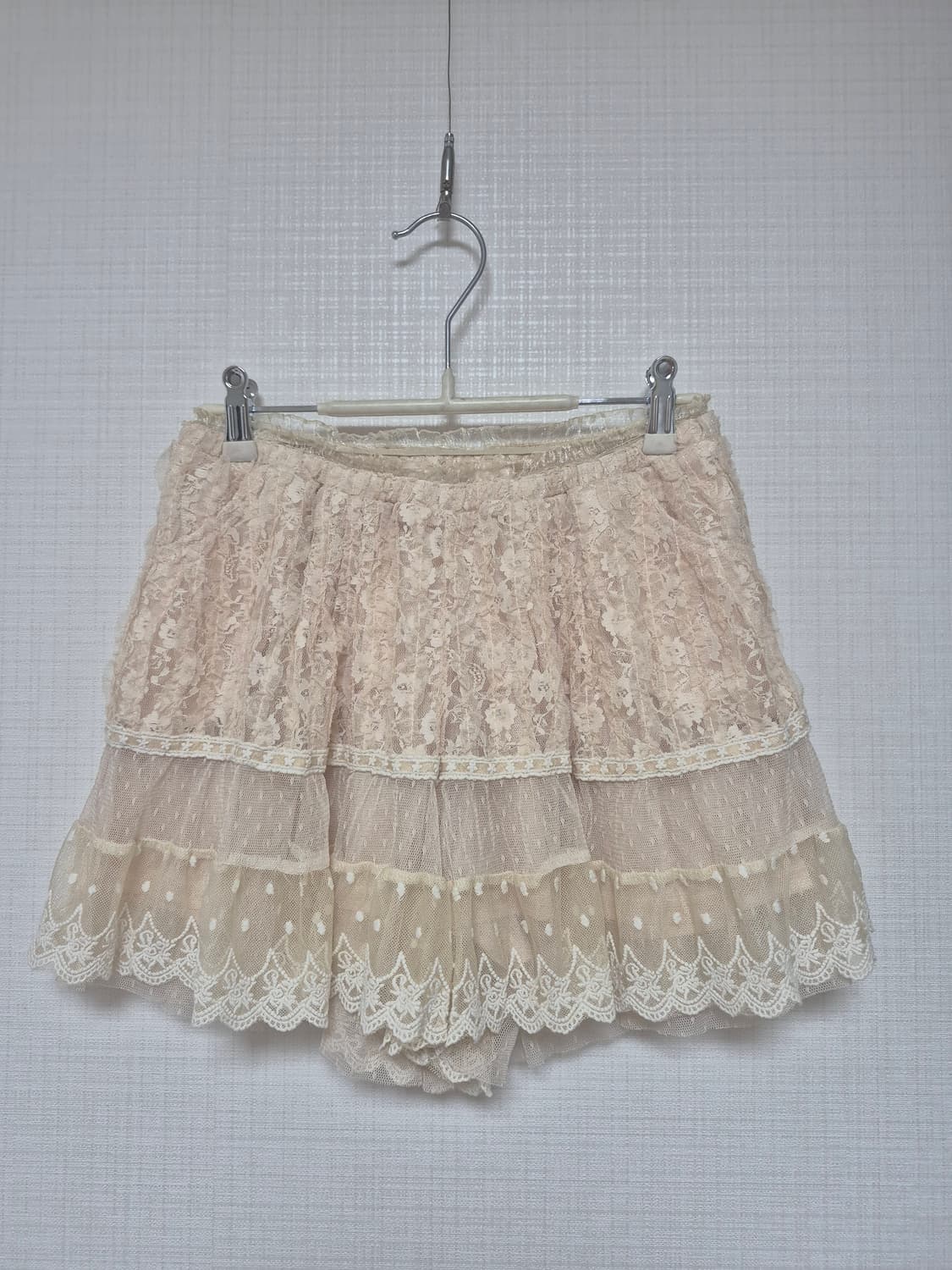 리즈리사 샘플 히메갸루 연베이지 레이스 스카팡 상품이미지1