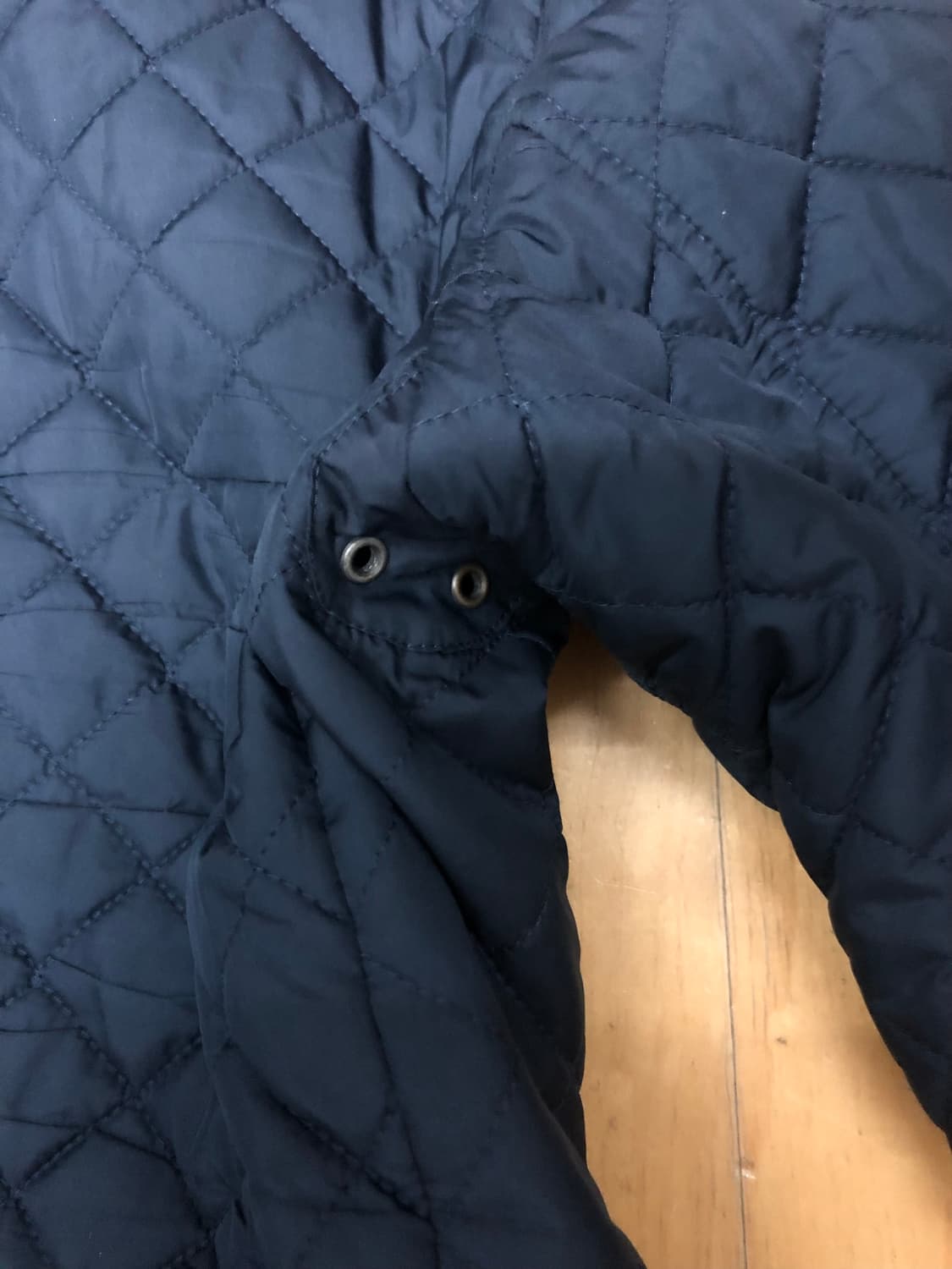 폴로 랄프로렌 네이비 코듀로이 배색 퀼팅자켓 XL 상품이미지7