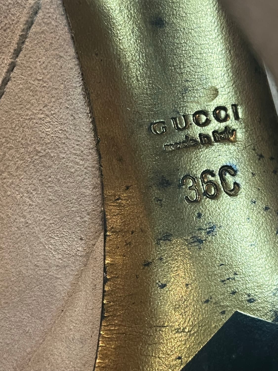 Gucci suede Fur Boots 36C 상품이미지6