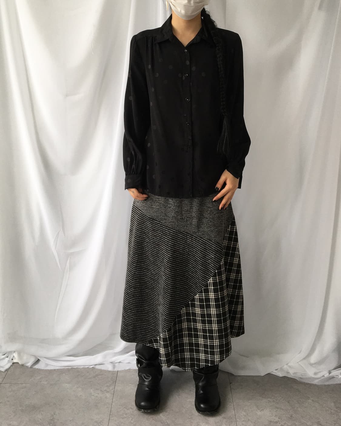 Dot pattern blouse 상품이미지5