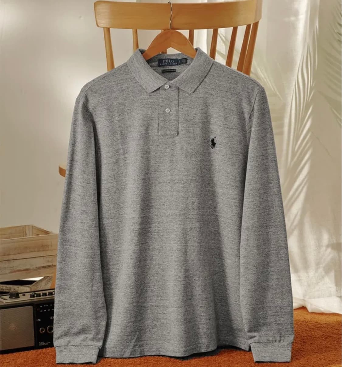 폴로 카라 티셔츠 그레이 상품이미지1