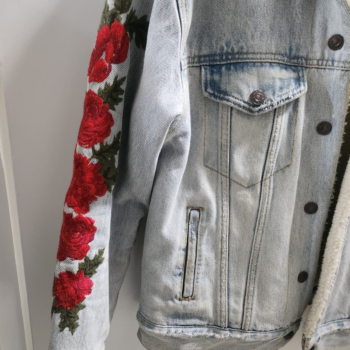 리바이스 쉐르파 플러워 여성자켓 상품이미지4