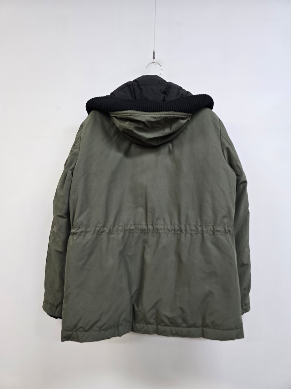 히스토릭 상태좋은 니팅넥라인 구스 패딩 카키 상품이미지8