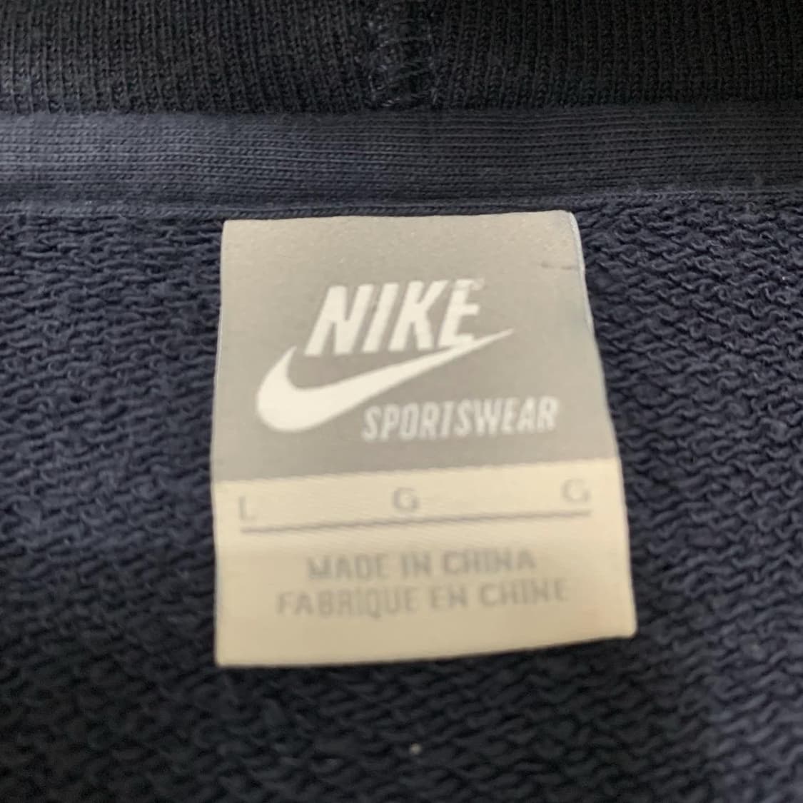 나이키 빅로고 투톤 후드집업 상품이미지4