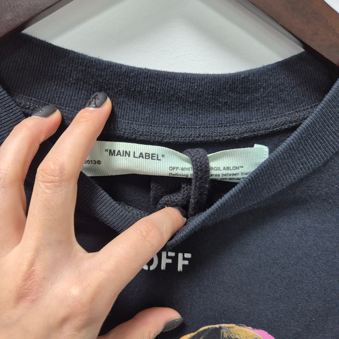 오프화이트 키스 슬림 롱 슬리브 M 상품이미지4