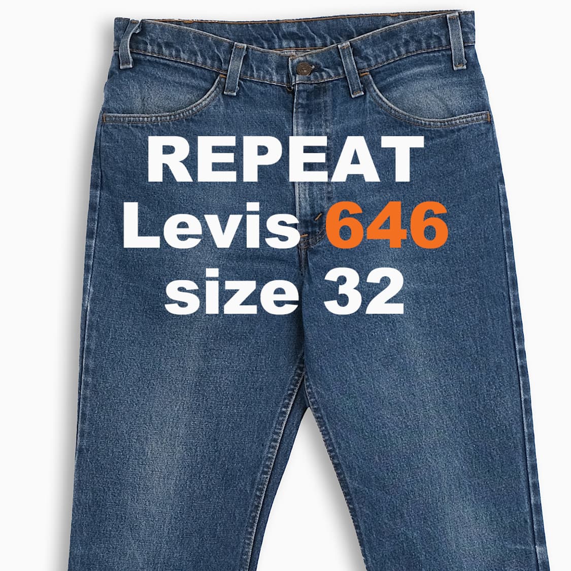 리바이스 646 오렌지탭 80s USA 32 인치 OR6463412 상품이미지1