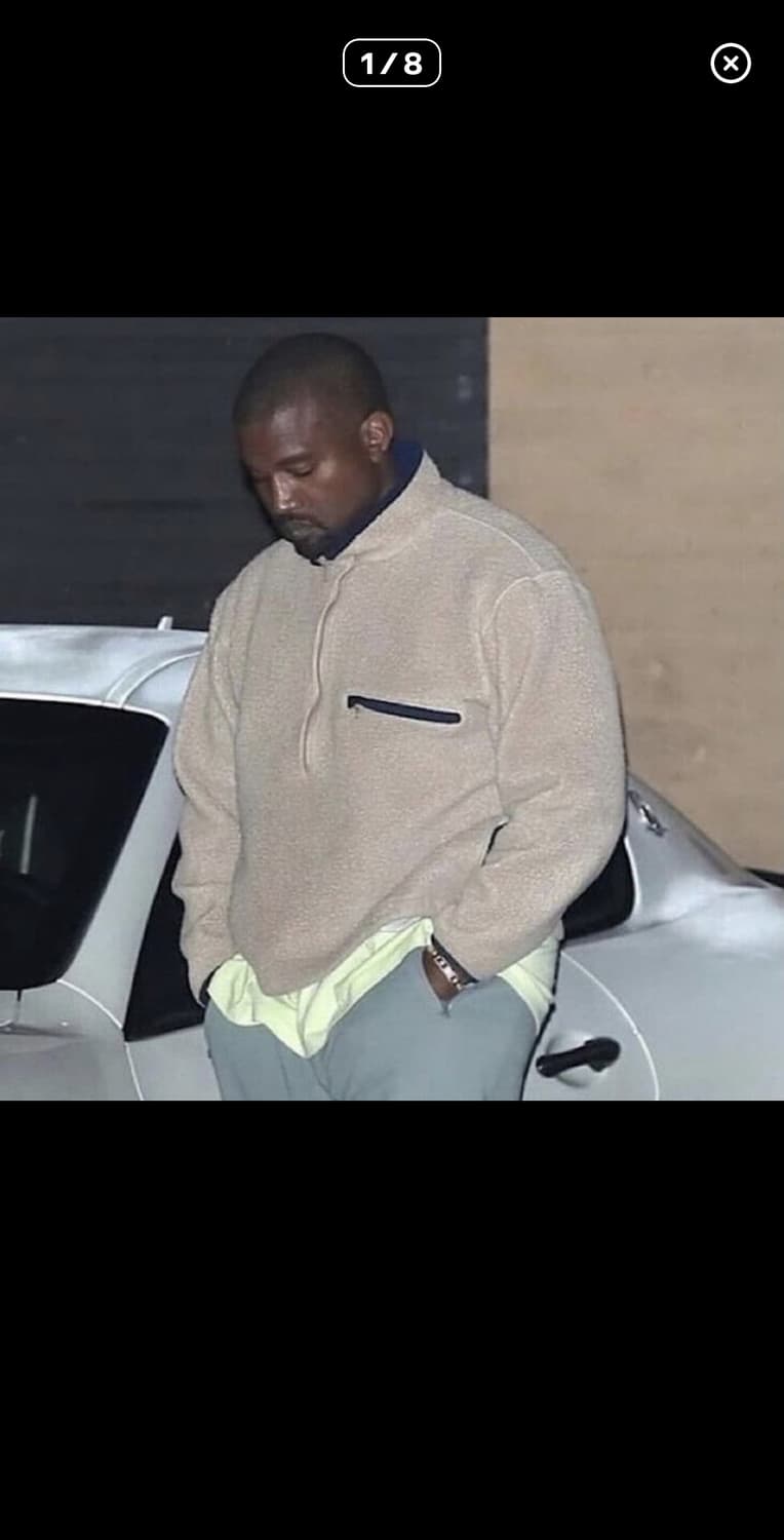 80s 칸예 엘엘빈 플리스 풀오버 내추럴 상품이미지2