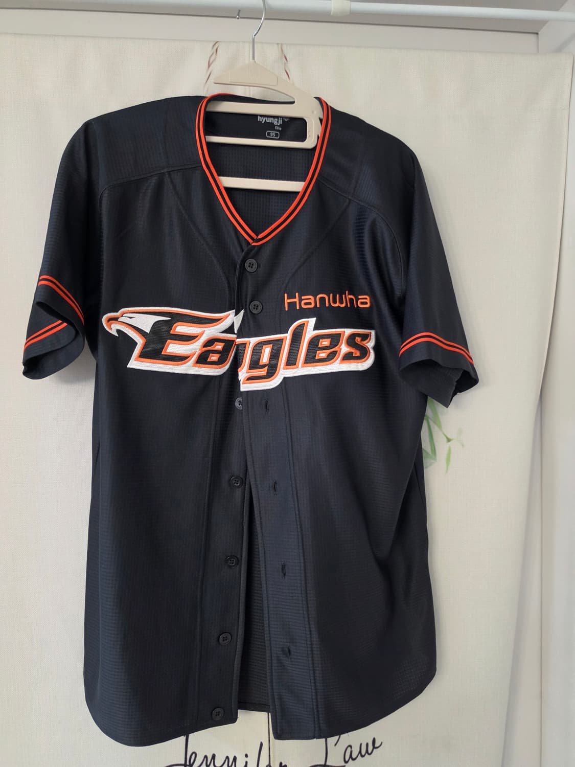 한화이글스 검정색 야구 유니폼 95사이즈 상품이미지1