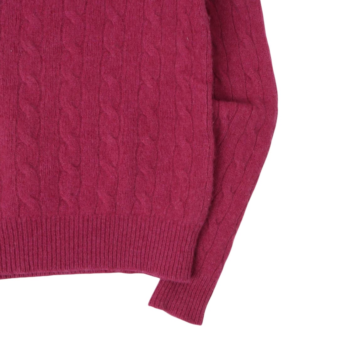 폴로 랄프로렌 핑크 울 캐시미어 케이블 니트 상품이미지7