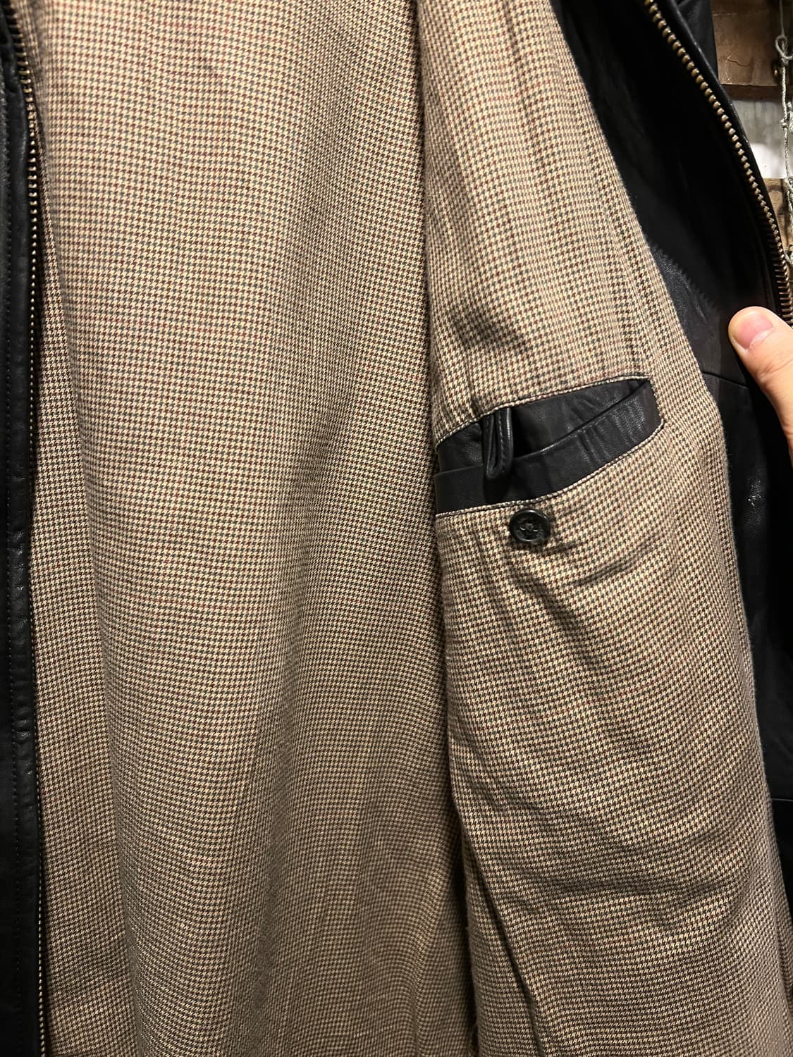 [XL]폴로 랄프로렌 맥스웰 램스킨 블랙 레더 자켓 상품이미지7