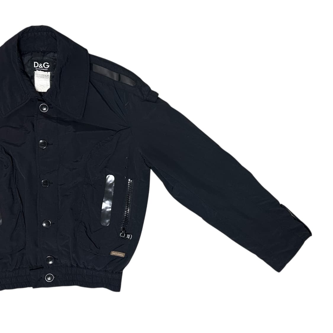 03AW 돌체앤가바나 아카이브 고글 봄버 자켓 블랙 상품이미지5