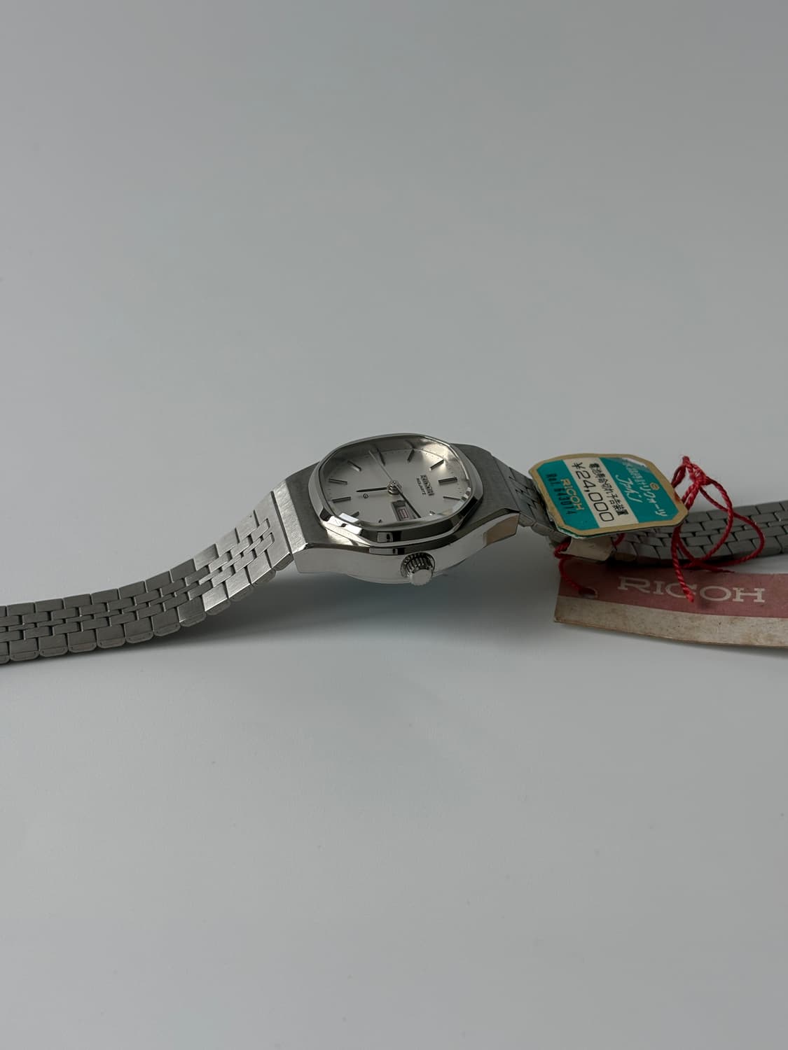 리코 1980년대 빈티지 시계 실버 쿼츠 여성 데드스탁 상품이미지4