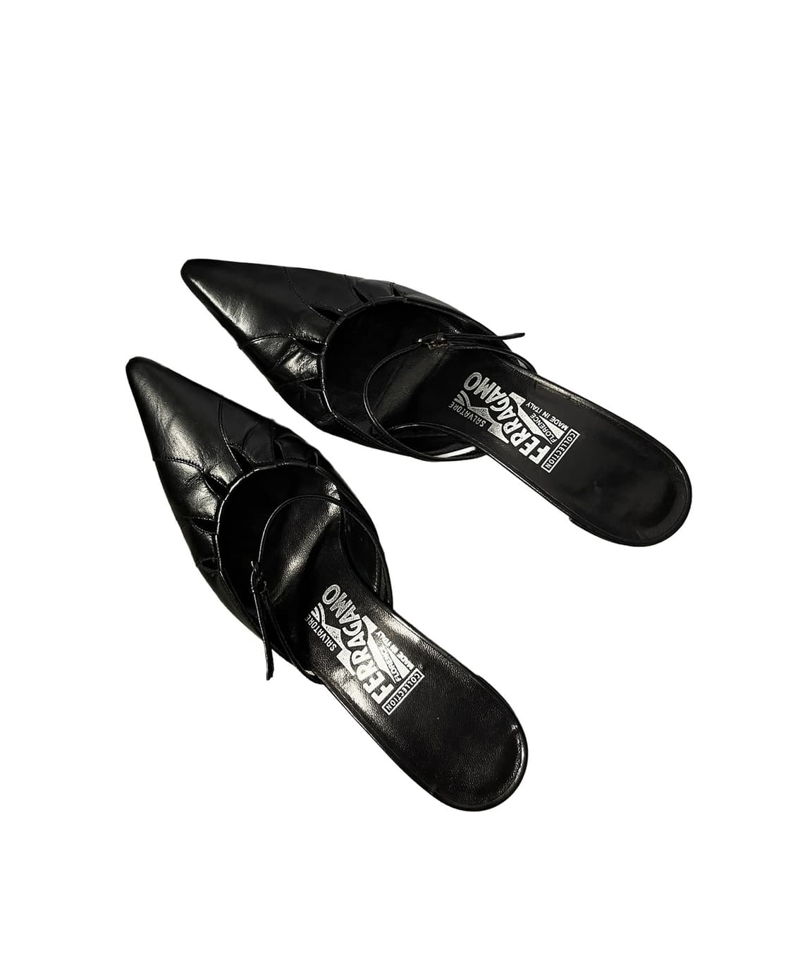 SALVATORE FERRAGAMO pointed leather mule 상품이미지1
