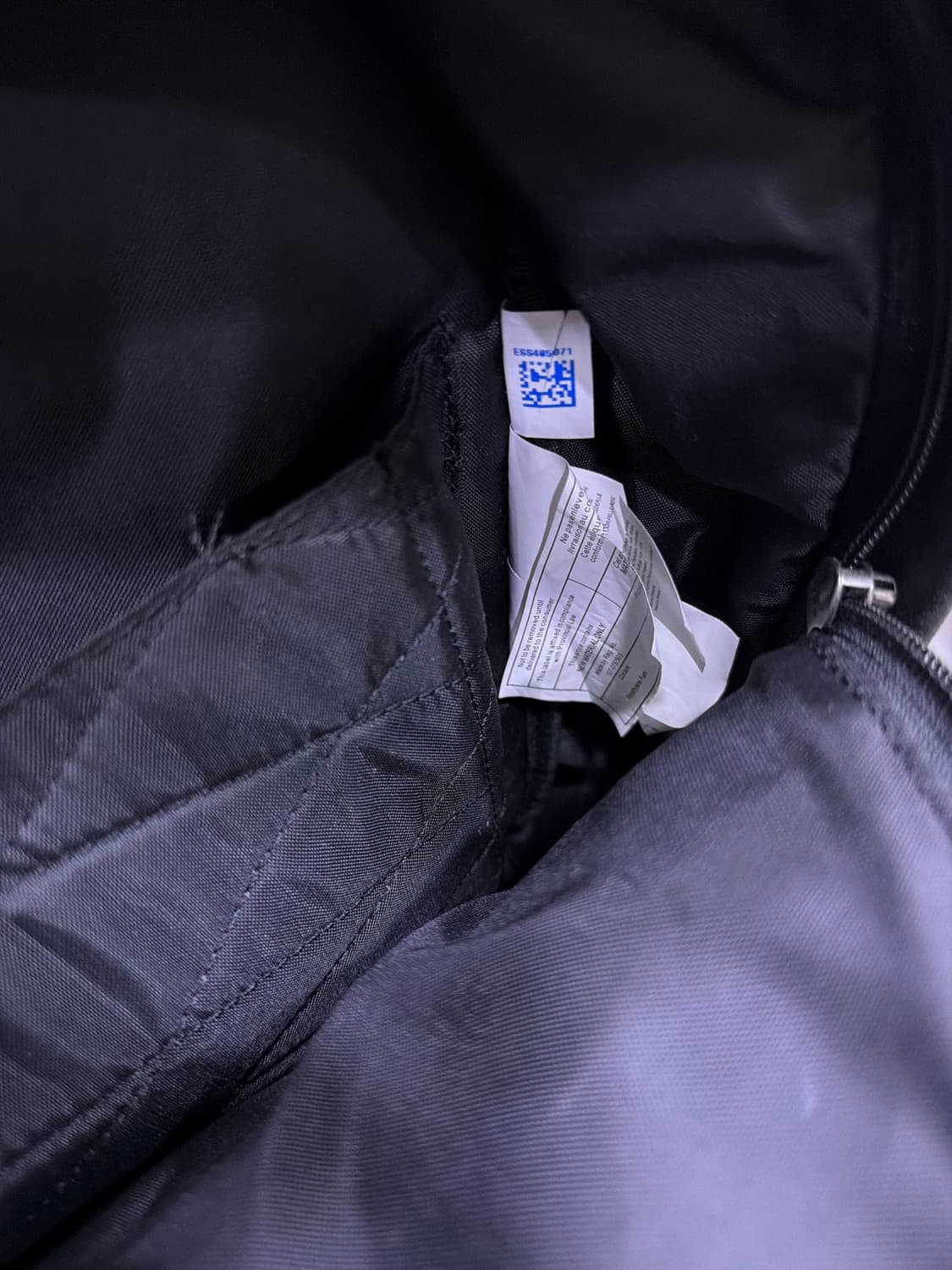 이스트팩 패디드파커 레더 가죽 블랙 백팩 상품이미지7