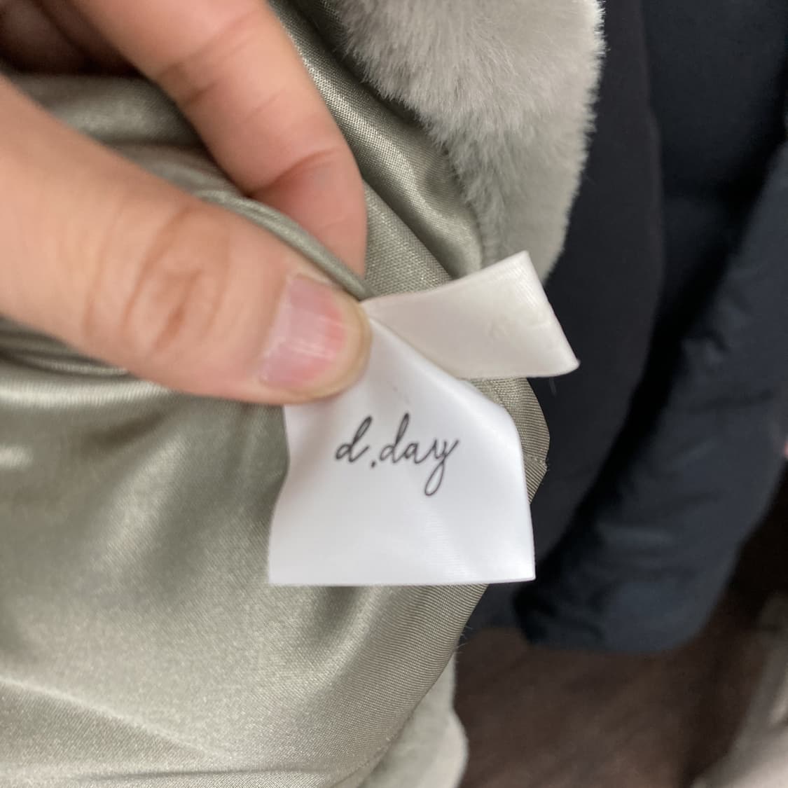 여성 퍼자켓 올리브그린 최상 free 상품이미지4