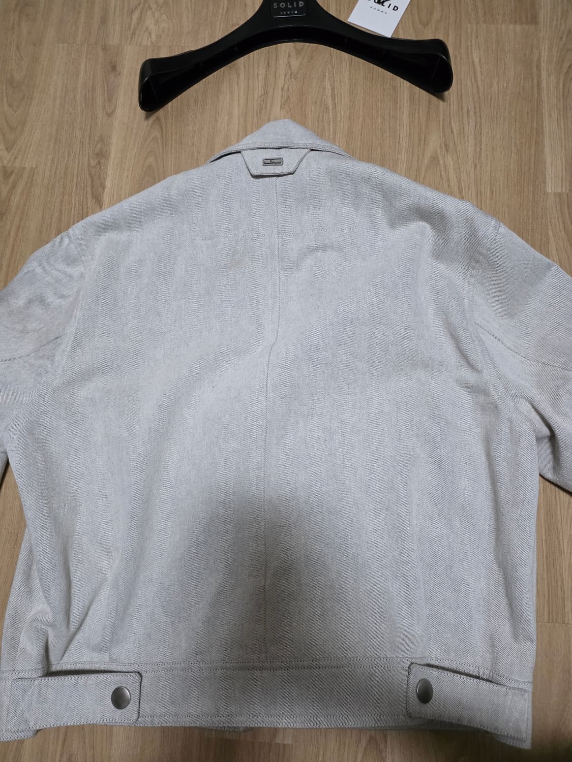 솔리드옴므 아이보리 데님 자켓 48 상품이미지3