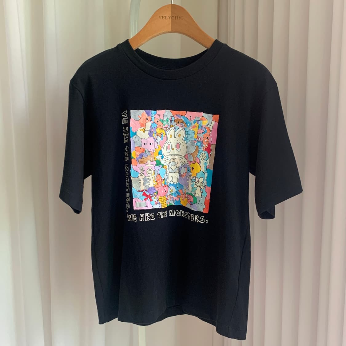 유니클로 POP MART 라부부 그래픽 반팔티셔츠
 상품이미지1