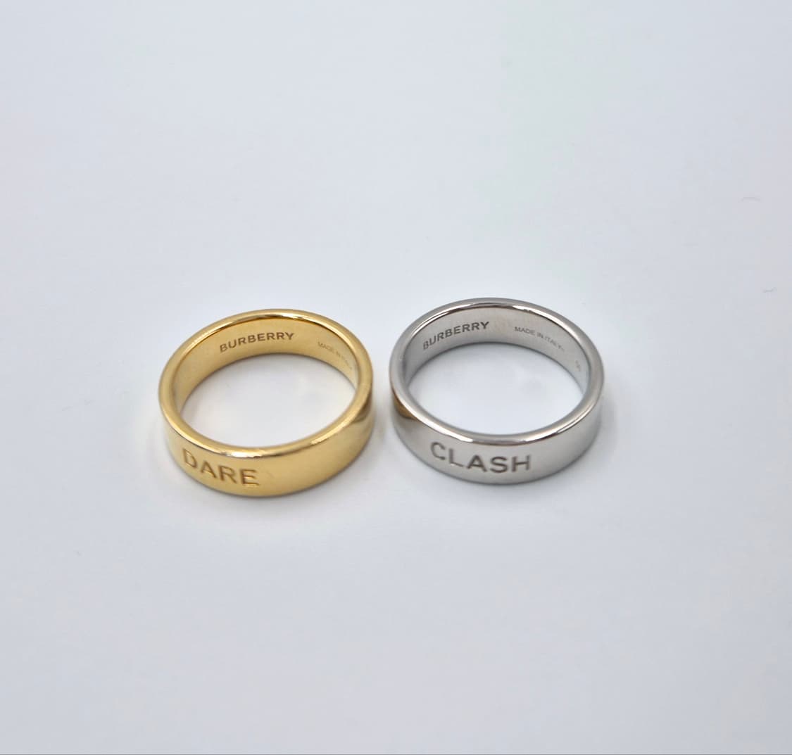버버리 DARE & CLASH 인그레이브드 반지 K10호 상품이미지4