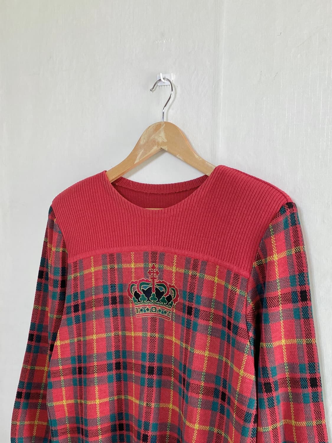 Vintage Christmas Crown Wool Blend Knit 상품이미지3