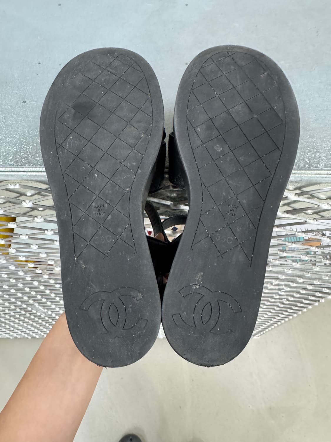 샤넬 CC 로고 샌들 36 상품이미지7